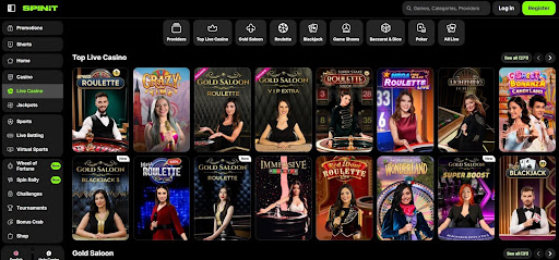 Spinit online casinos real money – wide game variety